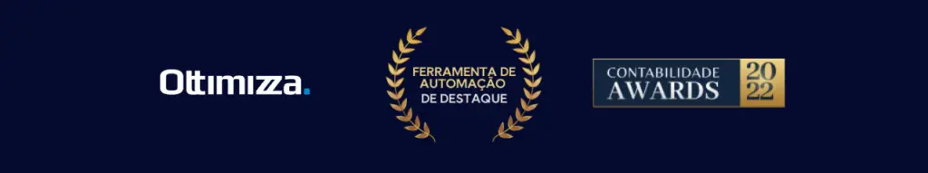 Selo de premiação no Contabilidade Awards 2022 como automação de destaque