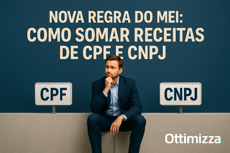 Ilustração hiper-realista de documentos fiscais, calculadora e notas fiscais com gráficos financeiros ao fundo