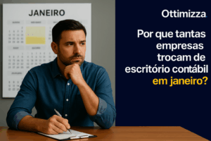 Empresário frustrado analisando relatórios contábeis em meio a papéis desorganizados