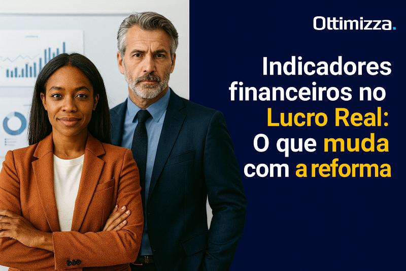 Painel digital com indicadores financeiros como EBITDA, fluxo de caixa e margem líquida em tela de alta resolução