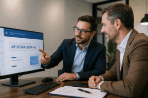 Quadro digital destacando transição do CNPJ numérico para alfanumérico