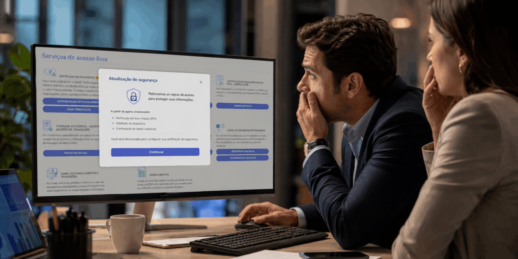 Cidadão usando smartphone para acessar conta gov.br com destaque para níveis prata e ouro